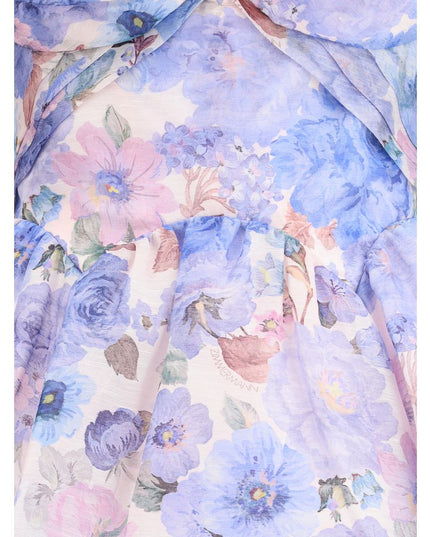 Zimmermann Multicolor Linen Casual Dress