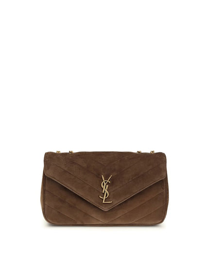 Saint Laurent Brown Calf Leather Bos Taurus Shoulder Bag