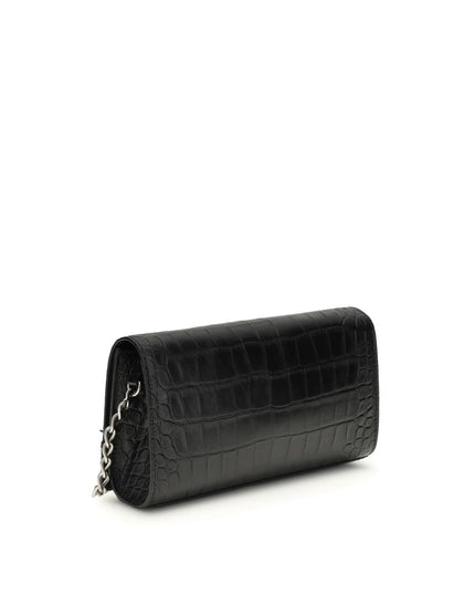 Balenciaga Black Calf Leather Bos Taurus Shoulder Bag