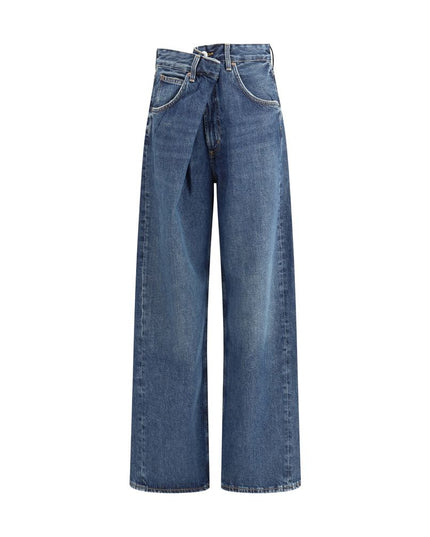 Agolde Blue Cotton Jeans Denim
