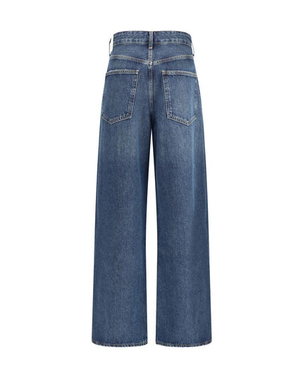 Agolde Blue Cotton Jeans Denim