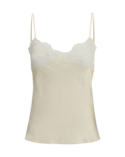 Chloé Cream Silk Top