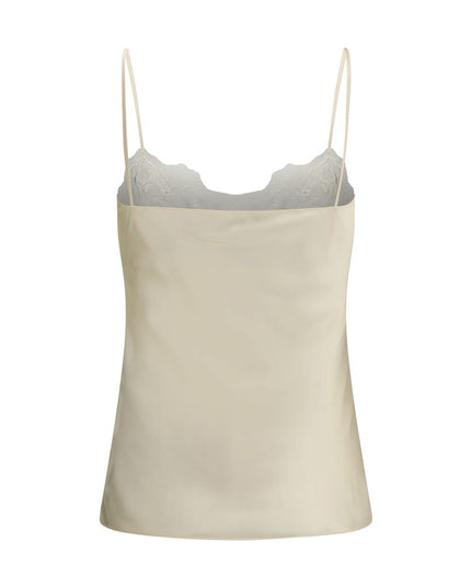 Chloé Cream Silk Top