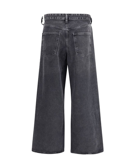 Agolde Gray Cotton Jeans Denim