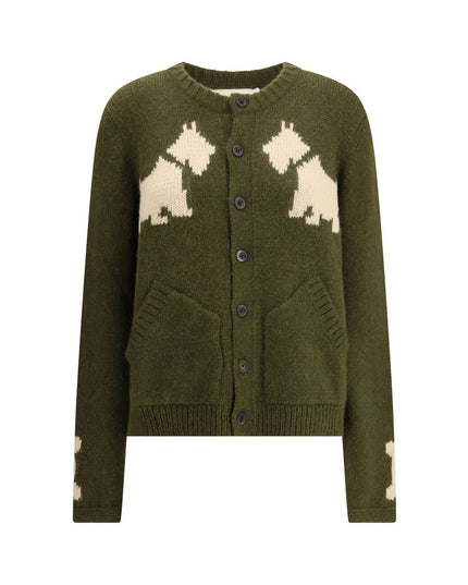 Baziszt Bicolor Alpaca Vicugna Pacos Cardigan