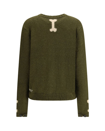 Baziszt Bicolor Alpaca Vicugna Pacos Cardigan