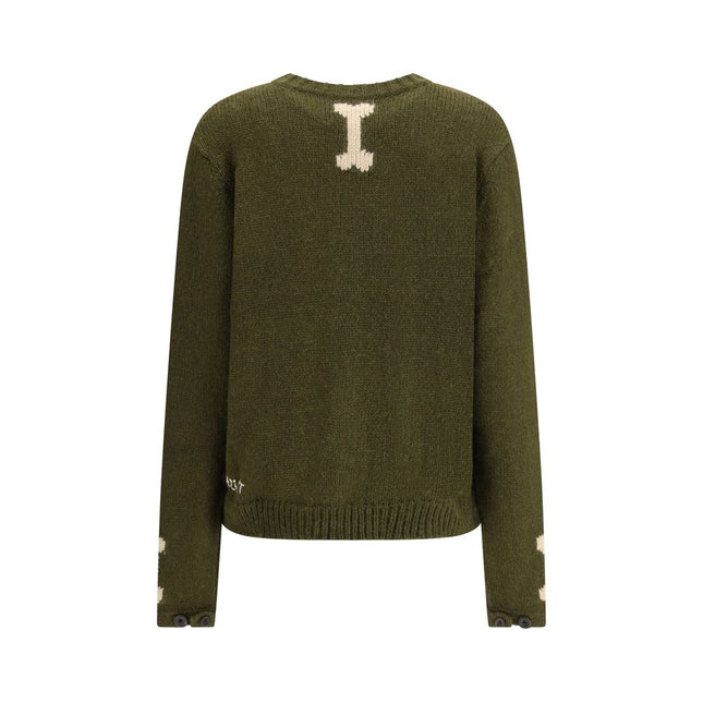 Baziszt Bicolor Alpaca Vicugna Pacos Cardigan