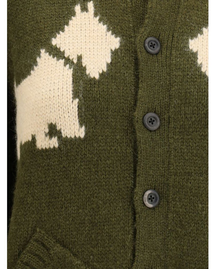 Baziszt Bicolor Alpaca Vicugna Pacos Cardigan