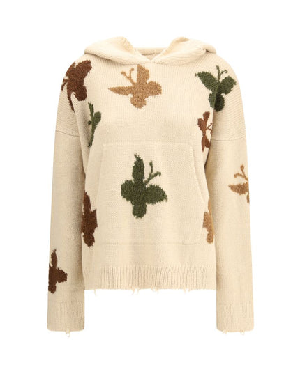 Baziszt Beige Alpaca Vicugna Pacos Hoodie