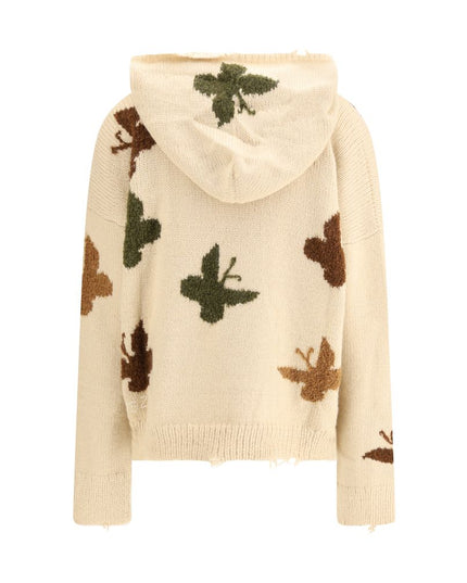 Baziszt Beige Alpaca Vicugna Pacos Hoodie