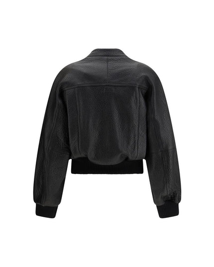 Jacquemus Black Lamb Leather Clothing