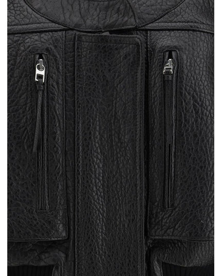 Jacquemus Black Lamb Leather Clothing