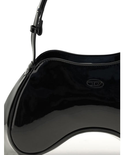 Diesel Black Polyethylene Shoulder Bag