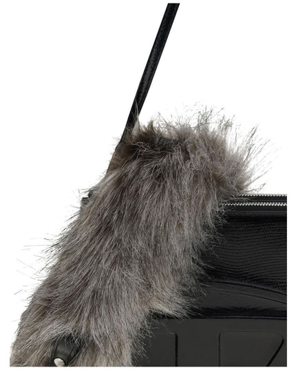 Diesel Black Calf Leather Bos Taurus Shoulder Bag