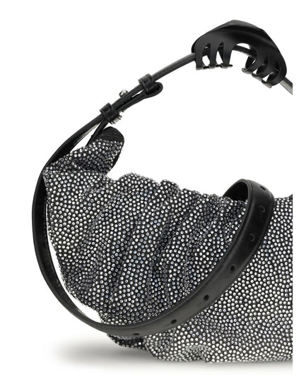 Diesel Silver Cotton Shoulder Bag