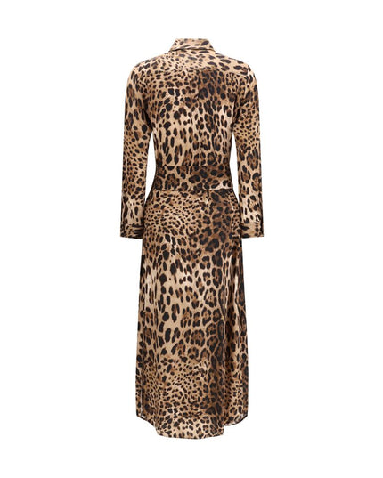 Ella Multicolor Silk Casual Dress