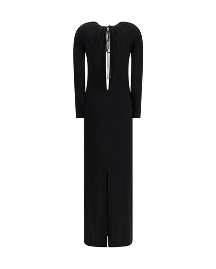 Marine Serre Black Viscose Casual Dress