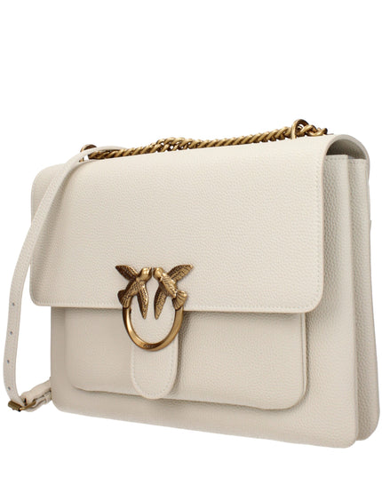 PINKO Beige Leather Crossbody Bag