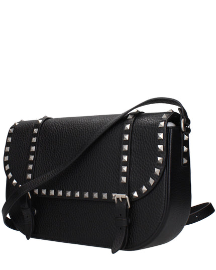 Valentino Garavani Black Leather Crossbody Bag