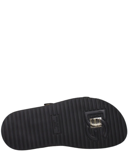 Dolce & Gabbana Beige Velvet Slippers