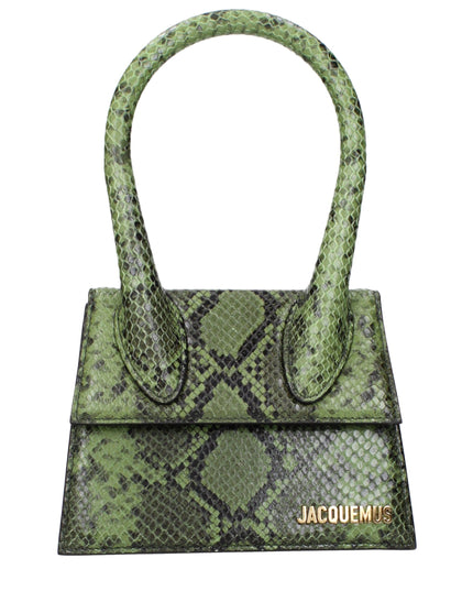 Jacquemus Green Leather Handbag