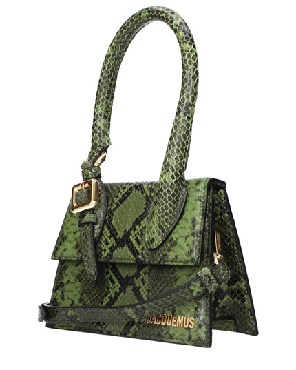 Jacquemus Green Leather Handbag