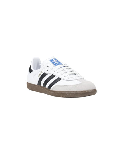 Adidas White Leather Athletic Sneakers