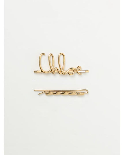 Chloé Brown Metal Hair Clip