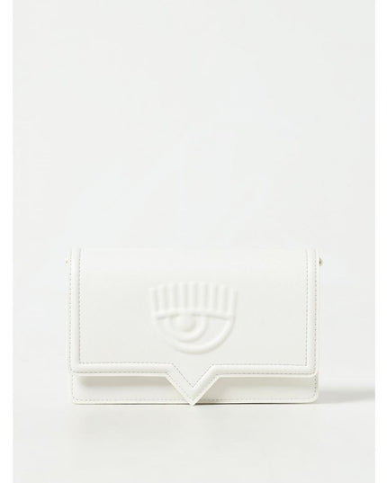 Chiara Ferragni White Leather Handbag