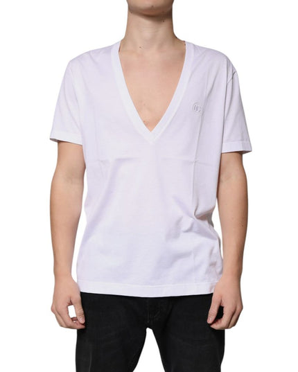 Dolce & Gabbana White Cotton T-Shirt