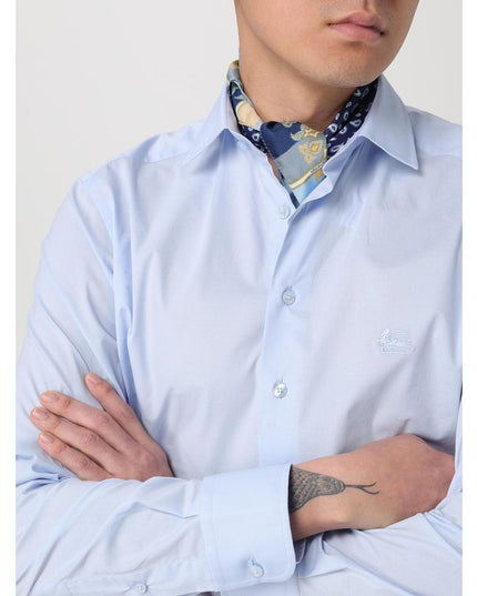 Etro Blue Silk Foulard