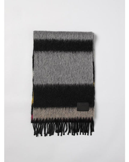 Paul Smith Gray Wool Scarf