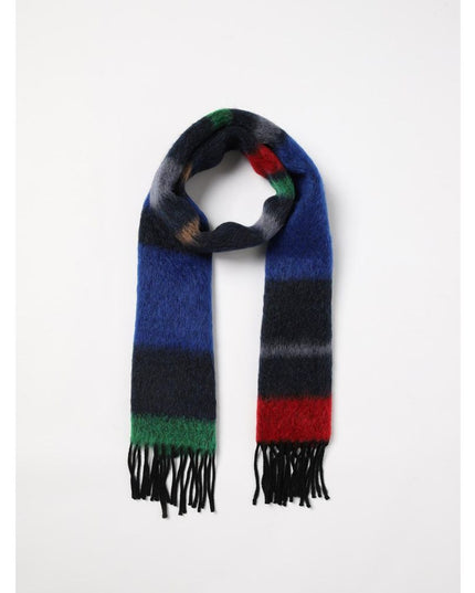Paul Smith Gray Wool Scarf