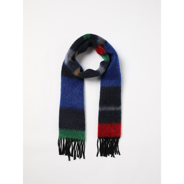 Paul Smith Gray Wool Scarf