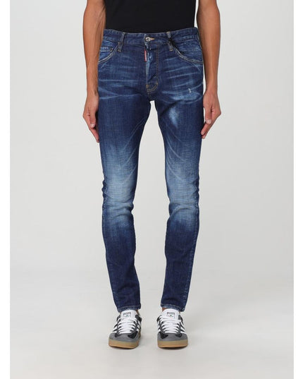 Dsquared² Blue Cotton Skinny Jeans