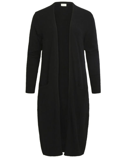 Vila Clothes Black Nylon Cardigan