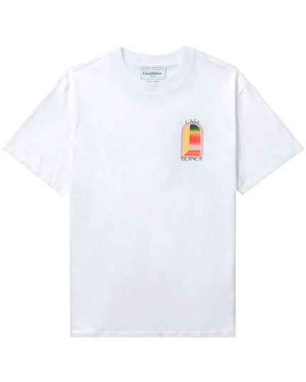 Casablanca White Cotton T-Shirt