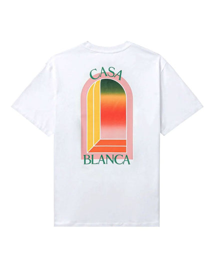 Casablanca White Cotton T-Shirt
