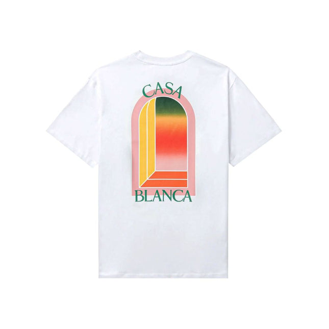 Casablanca White Cotton T-Shirt