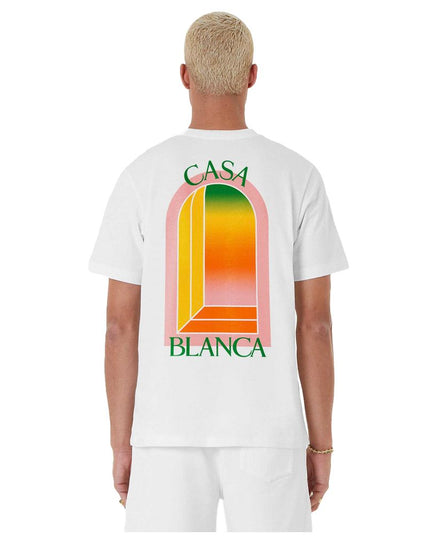 Casablanca White Cotton T-Shirt