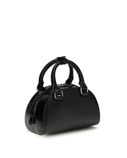 Diesel Black Calf Leather Bos Taurus Shoulder Bag
