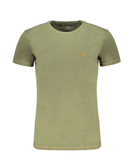 Aeronautica Militare Verde Cotton Men T-Shirt