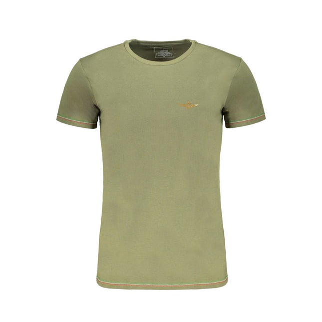 Aeronautica Militare Verde Cotton Men T-Shirt