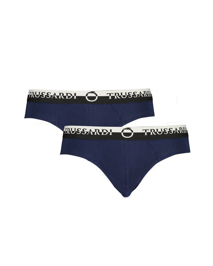 Trussardi Blu Cotton Men Underwear