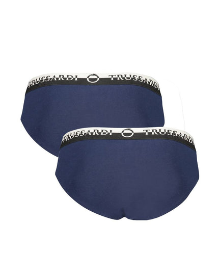 Trussardi Blu Cotton Men Underwear
