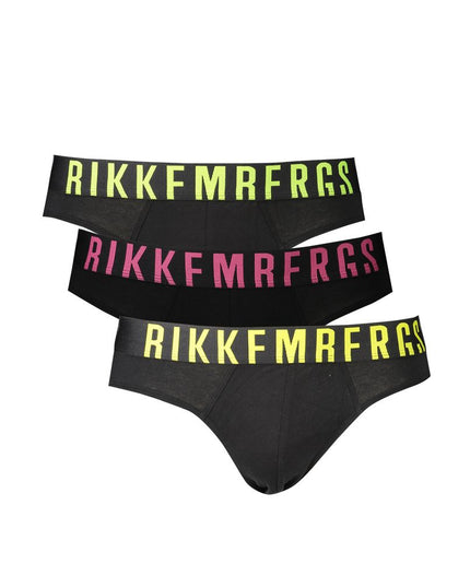 Bikkembergs Black Cotton Underwear