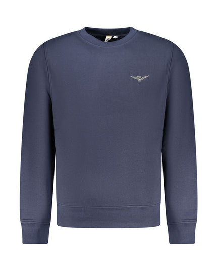 Accademia Militare Blue Cotton Men Sweater