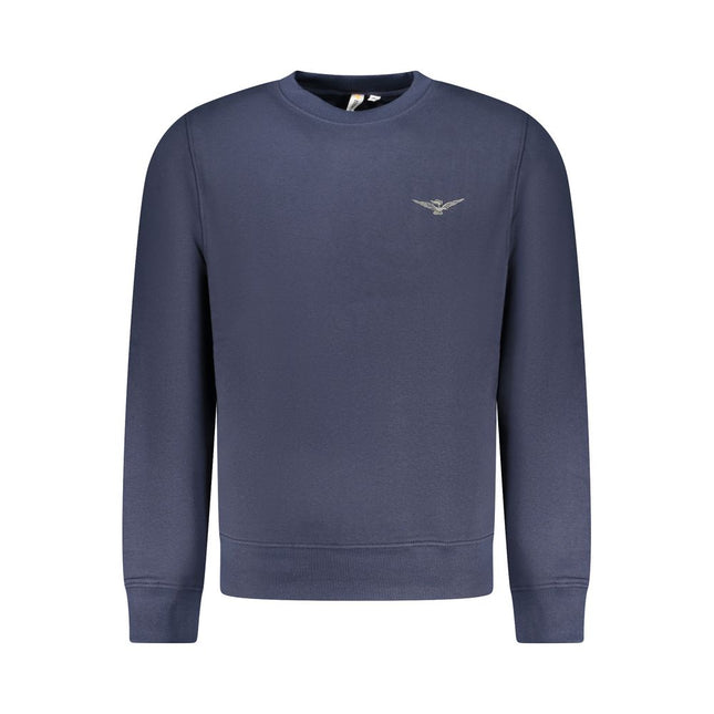 Accademia Militare Blue Cotton Men Sweater