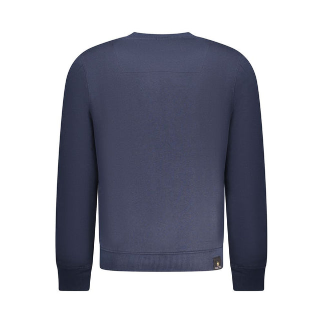 Accademia Militare Blue Cotton Men Sweater