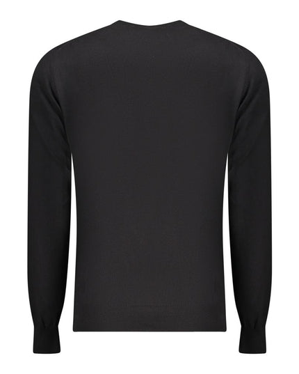 Accademia Militare Black Cotton Men Sweater